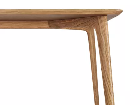 Обеденный стол Iggy из массива дуба со столешницей из шпона дуба