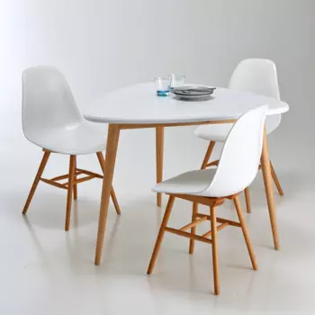 Обеденный стол Jimi белого цвета