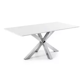 Обеденный стол Julia Grup Arya белой столешницей