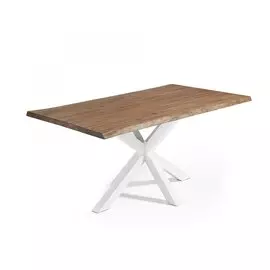 Обеденный стол Julia Grup Arya из дуба и стали