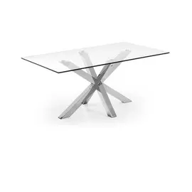 Обеденный стол Julia Grup Arya со стеклянной столешницей