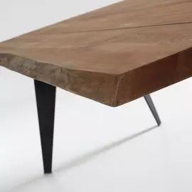 Обеденный стол Julia Grup Nack из античного дуба и металла