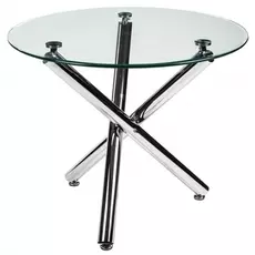 Обеденный стол Kira со стеклянной столешницей