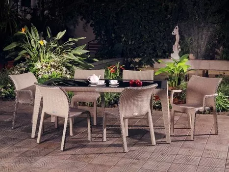 Обеденный стол орхидея большой