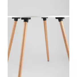 Обеденный стол Oslo Round с белой столешницей