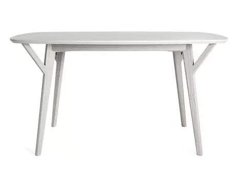 Обеденный стол Proso белёный дуб / молочный
