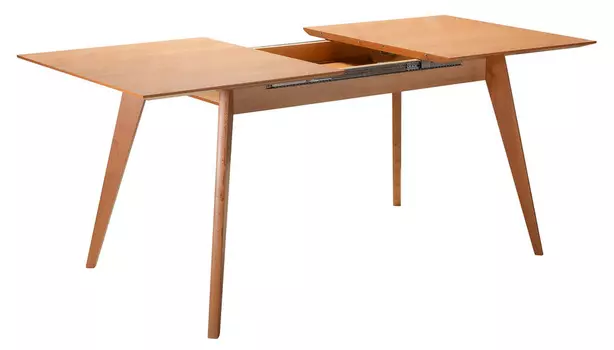 Обеденный стол раскладной лунд натуральный бук