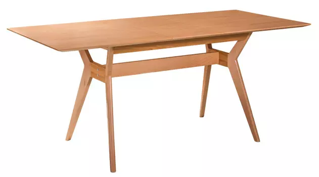 Обеденный стол раскладной нарвик натуральный бук