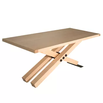 Обеденный стол "Синус" из массива клена