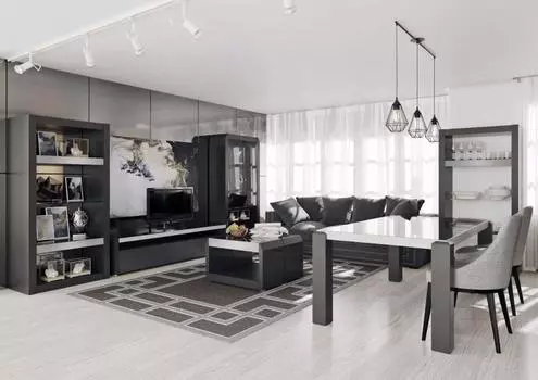 Обеденный стол Techno со стеклянной столешницей