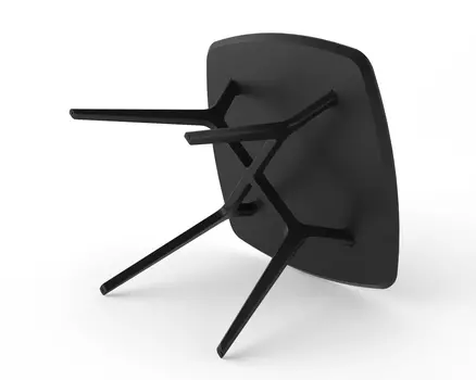 Обеденный стол Unika Lars 100х100 дуб