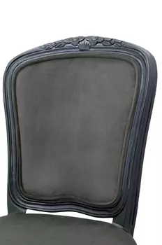 Обеденный стул Gran Grey с серой обивкой