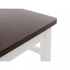 Обеденный стул Provans бело-коричневого цвета