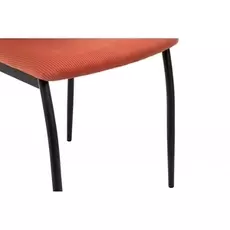 Обеденный стул Tod Red / Black красного цвета