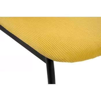 Обеденный стул Tod Yellow / Black желтого цвета