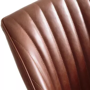 Офисное кресло Hiba коричневого цвета