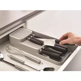 Органайзер для ножей Drawerstore компактный белого цвета