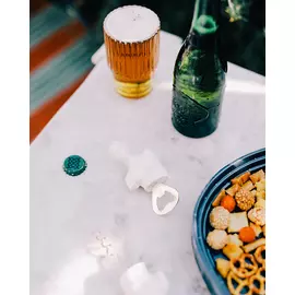 Открыватель для бутылок металлический Doiy Hestia белый