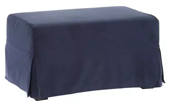 Оттоманка Castro темно-синяя