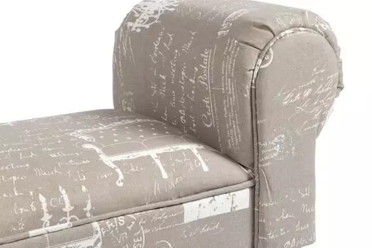 Оттоманка Jacobs серо-бежевый хлопок