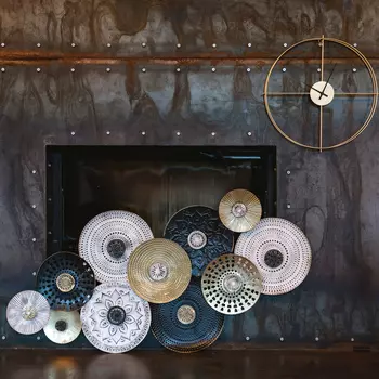 Панно гало из металла