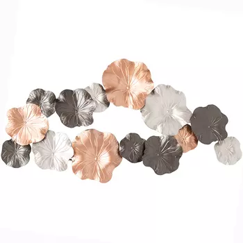 Панно капуцин роуз из металла