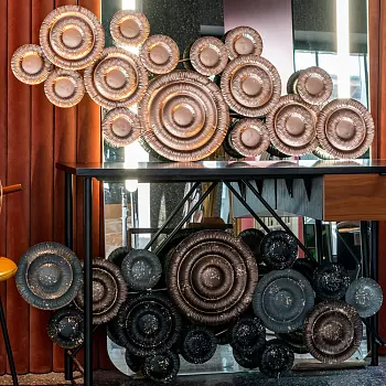 Панно квазар голд золотого цвета