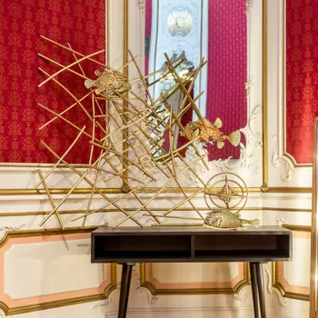 Панно матрица голд светло-золотого цвета