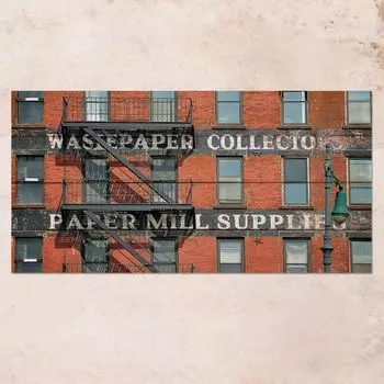 Панно на дереве Ghost Sign 40х80