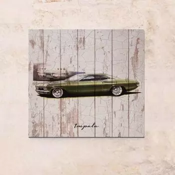 Панно на дереве Impala 63х63