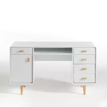 Письменный стол Jimi с двумя тумбами Jimi единый размер белый