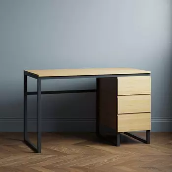 Письменный стол Joseph 140х60 цвета натуральный дуб