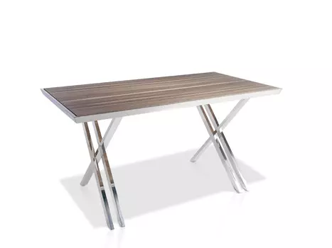 Письменный стол Nogal с металлическим основанием