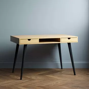 Письменный стол Scandinavia 160x60 с белыми ящиками