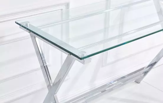 Письменный стол со стеклянной столешницей