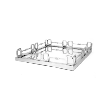 Поднос Vonk Gesp серебряного цвета