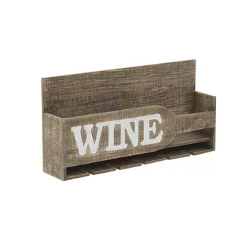 Подставка для бутылок коричневого цвета