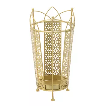 Подставка для зонтов золотого цвета