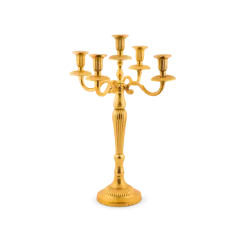 Подсвечник Castle Gold золотого цвета