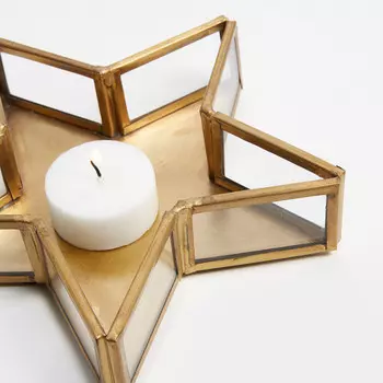 Подсвечник Chatham латунного цвета