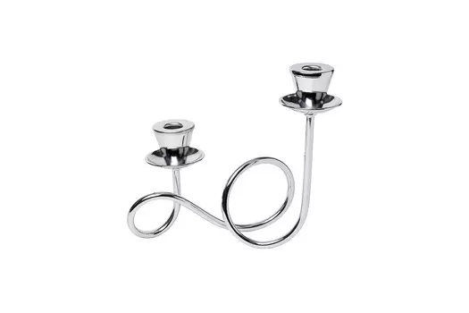 Подсвечник цвета хром