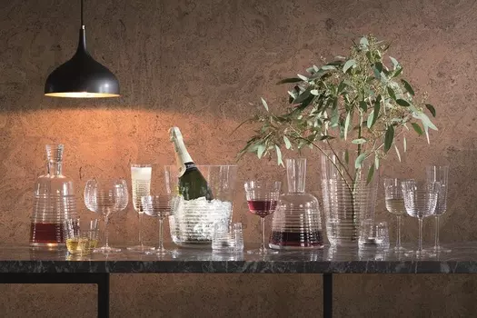 Подсвечник для чайной свечи Groove 7 см из выдувного стекла