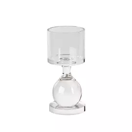 Подсвечник из прозрачного хрусталя