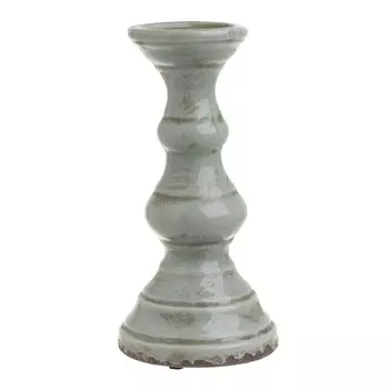 Подсвечник керамический серого цвета