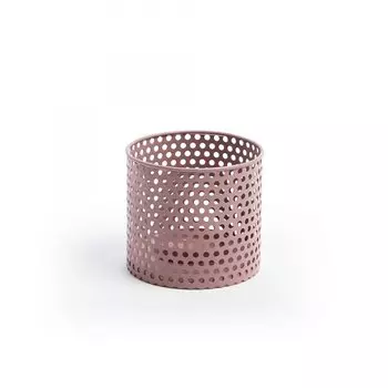 Подсвечник металлический Erran розового цвета