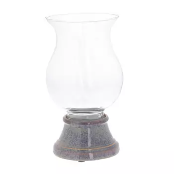 Подсвечник с прозрачной колбой