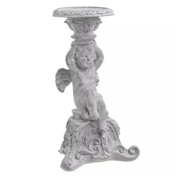 Подсвечник серого цвета