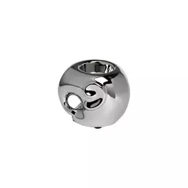 Подсвечник слоник серебристого цвета