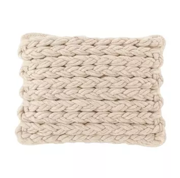 Подушки Trenzas бежевого цвета