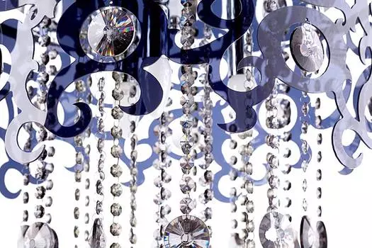 Подвесная люстра Abbie с хрустальными подвесками